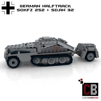 Custom WWII SdKfz 252 with Sd trailer 32