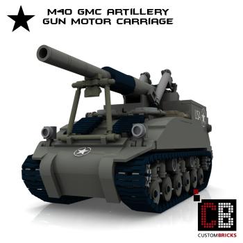 Custom WW2 M40 GMC - Gun Motor Carriage