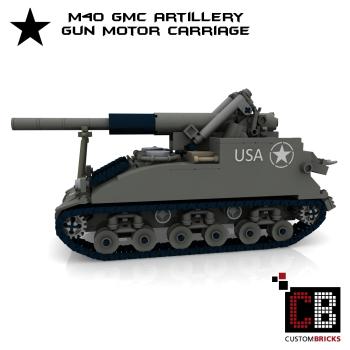 Custom WW2 M40 GMC - Gun Motor Carriage
