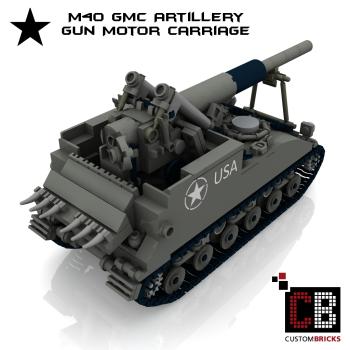 Custom WW2 M40 GMC - Gun Motor Carriage