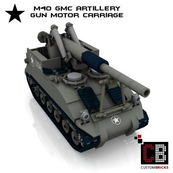 Custom WW2 M40 GMC - Gun Motor Carriage