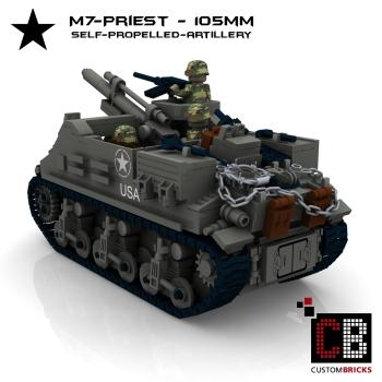 Custom WW2 M7 Priest Artillery