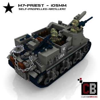 Custom WW2 M7 Priest Artillery
