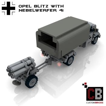 Custom WW2 Opel Blitz with Nebelwerfer 41