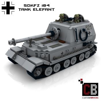 Custom WW2 Tank Elefant - SdKfz 184