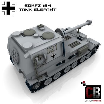 Custom WW2 Tank Elefant - SdKfz 184
