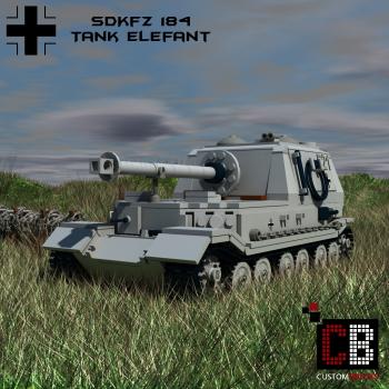 Custom WW2 Tank Elefant - SdKfz 184