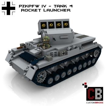 Custom WW2 Tank 4 PzKpfw IV - Rockettank