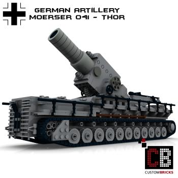 Custom WW2 Mörser Karl Gerät 041 - Thor