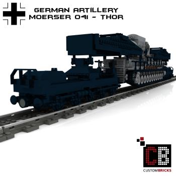 Custom WW2 Mörser Karl Gerät 041 - Thor