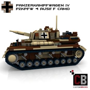 Custom WW2 Tank CAMO PzKpfw IV Panzerkampfwagen 4