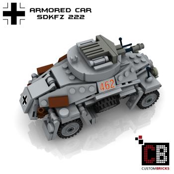 Custom WW2 SdKfz 222 Armored Car