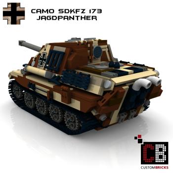 Custom WW2 Panzer CAMO SdKfz 173 Jagdpanther