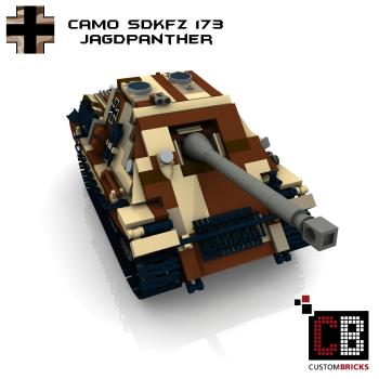 Custom WW2 Panzer CAMO SdKfz 173 Jagdpanther