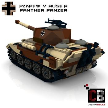 Custom WW2 Tank CAMO PzKpfw V Panther