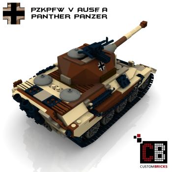 Custom WW2 Tank CAMO PzKpfw V Panther
