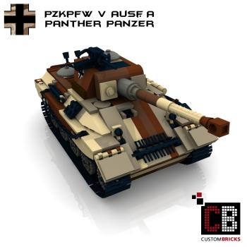 Custom WW2 Tank CAMO PzKpfw V Panther
