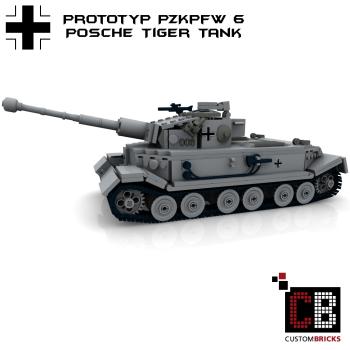 Custom WW2 Tank PzKpfw VI Prototypes Tiger Porsche