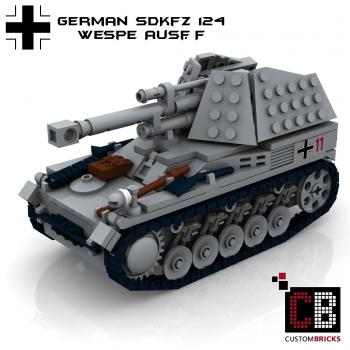 Custom WW2 Tank Wespe - SdKfz 124
