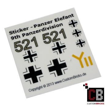 Custom Sticker Panzer Elefant