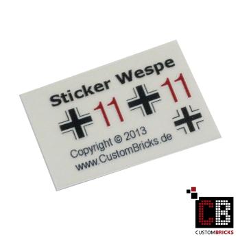 Custom Sticker Panzer Wespe