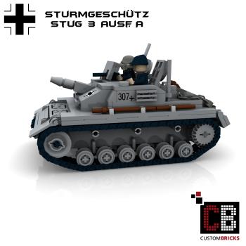 Custom WW2 Tank STUG 3 Sturmgeschütz III Ausf. A