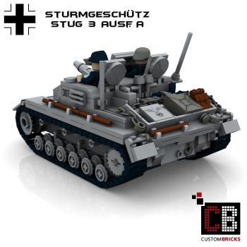 Custom WW2 Tank STUG 3 Sturmgeschütz III Ausf. A