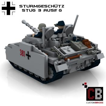 Custom WW2 Tank STUG 3 Sturmgeschütz III Ausf. G