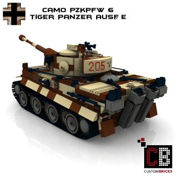 Custom WW2 Tank CAMO PzKpfw VI Ausf. E Tiger