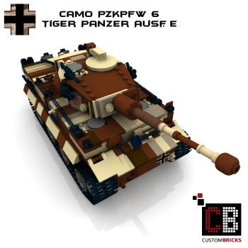 Custom WW2 Tank CAMO PzKpfw VI Ausf. E Tiger