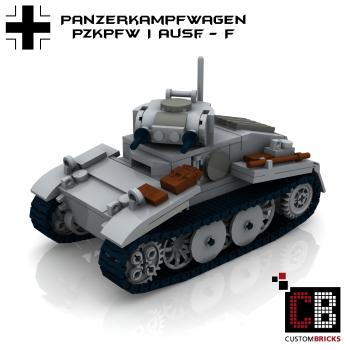Custom WW2 Tank PzKpfw I Panzerkampfwagen 1 Ausf.F