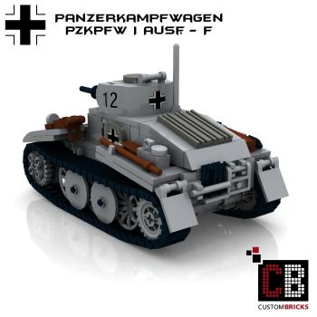 Custom WW2 Tank PzKpfw I Panzerkampfwagen 1 Ausf.F