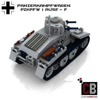 Custom WW2 Tank PzKpfw I Panzerkampfwagen 1 Ausf.F