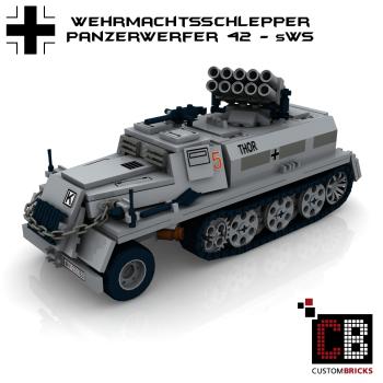 Custom WW2 Wehrmachtsschlepper with Panzerwerfer 42