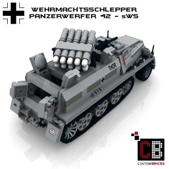 Custom WW2 Wehrmachtsschlepper with Panzerwerfer 42