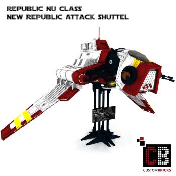 Custom NRAS - Nu Republic Attack Shuttel for Star Wars