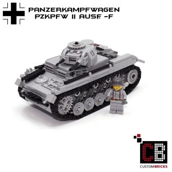 CUSTOM WW2 PzKpfw II Ausf.-F out of LEGO® bricks