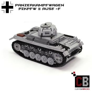 CUSTOM WW2 PzKpfw II Ausf.-F aus LEGO® Steinen