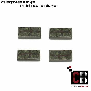 OLD DARK GREY Tile with Camo Bag