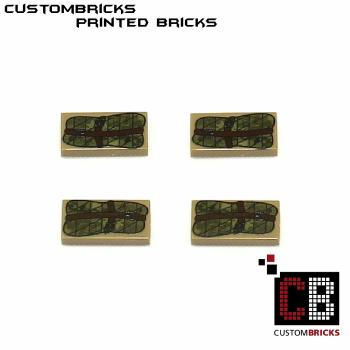 DARK TAN Tile with Camo Bag