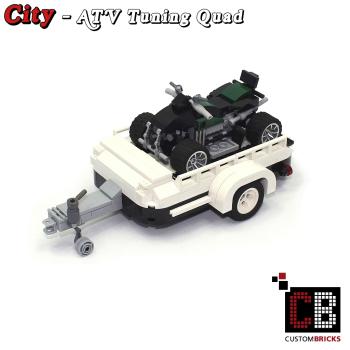 ATV Tuning Quad with trailer 10242 made of LEGO® bricks