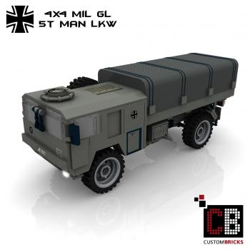 Custom Bundeswehr 5t MAN mil gl 4x4 Truck - gray