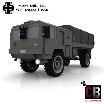 Custom Bundeswehr 5t MAN mil gl 4x4 Truck - gray