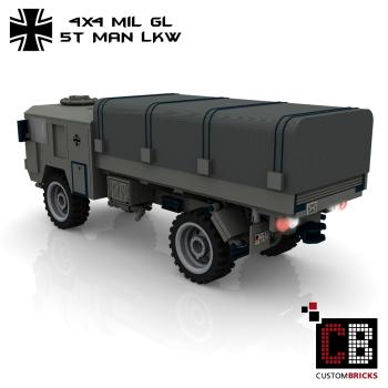 Custom Bundeswehr 5t MAN mil gl 4x4 Truck - gray