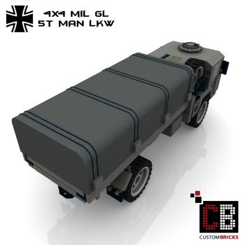 Custom Bundeswehr 5t MAN mil gl 4x4 Truck - gray