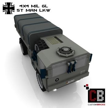Custom Bundeswehr 5t MAN mil gl 4x4 Truck - gray