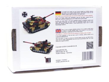 CUSTOM Bundeswehr MBT Leopard 2A6 Panzer aus LEGO® Steinen - camo