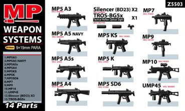 Custom minifig.cat MP Weapons Set 11 weapons and accessories for LEGO ® figures - Kopie
