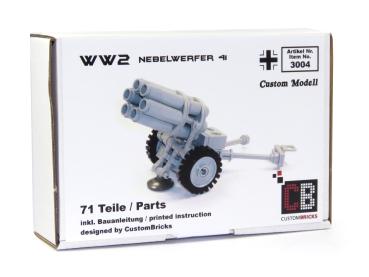 CUSTOM WW2 Nebelwerfer 41 and soldier made of LEGO® bricks