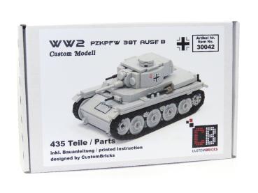 CUSTOM WW2 Tank 38T with Soldier made of LEGO® bricks